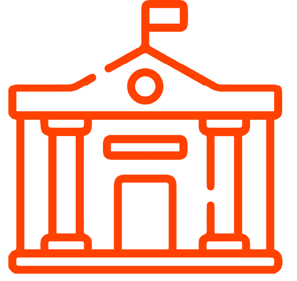 Government cybersecurity services icon