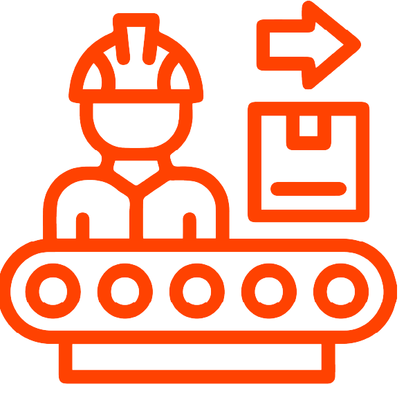 Manufacturing cybersecurity services icon