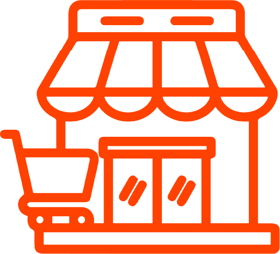 Retail cybersecurity services icon